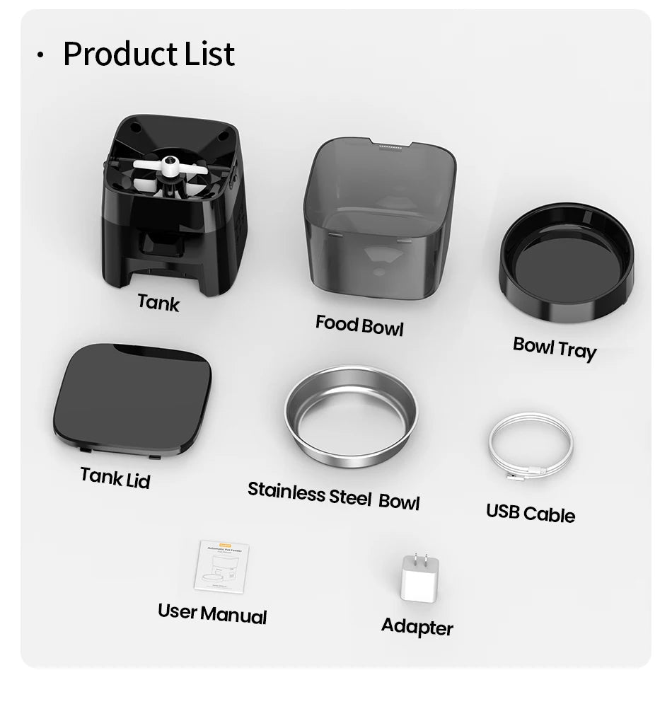 ROJECO Automatic Pet Feeder 2L
