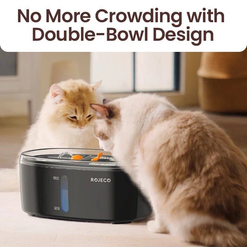 ROJECO Automatic Pet Water Fountain 2.5L