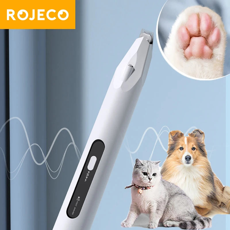 ROJECO 3-in-1 Pet Hair Trimmer LED