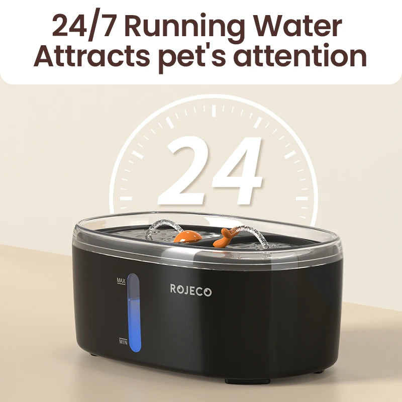 ROJECO Automatic Pet Water Fountain 2.5L
