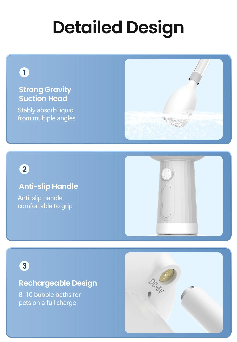ROJECO Auto Pet Foam Soap Dispenser