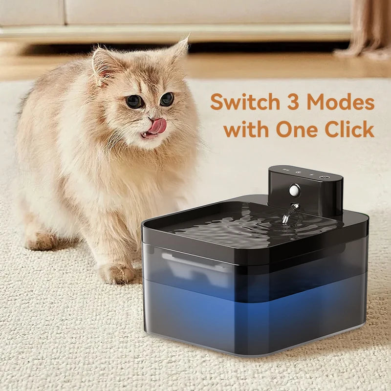 ROJECO Wireless Pet Fountain 2.2L