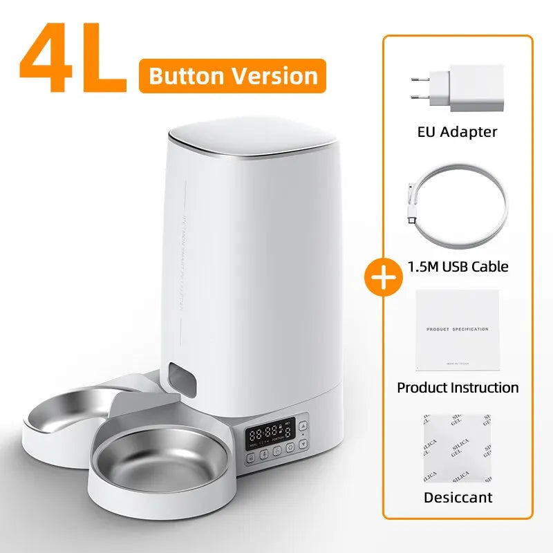 ROJECO Smart Auto Pet Feeder 4L