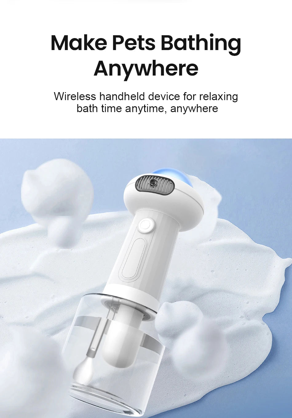 ROJECO Auto Pet Foam Soap Dispenser