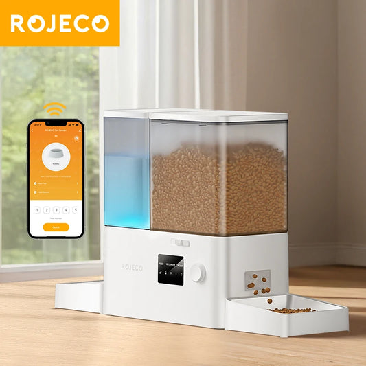 ROJECO WiFi Smart Feeder & Fountain