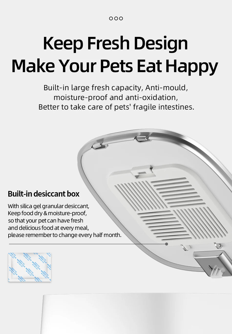 ROJECO Smart Auto Pet Feeder 4L