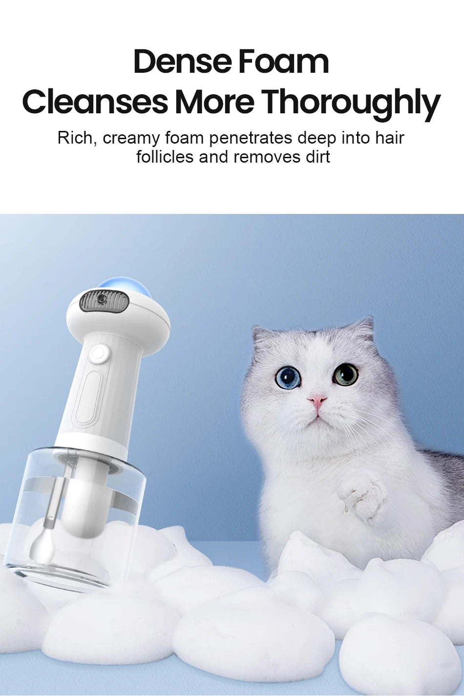 ROJECO Auto Pet Foam Soap Dispenser