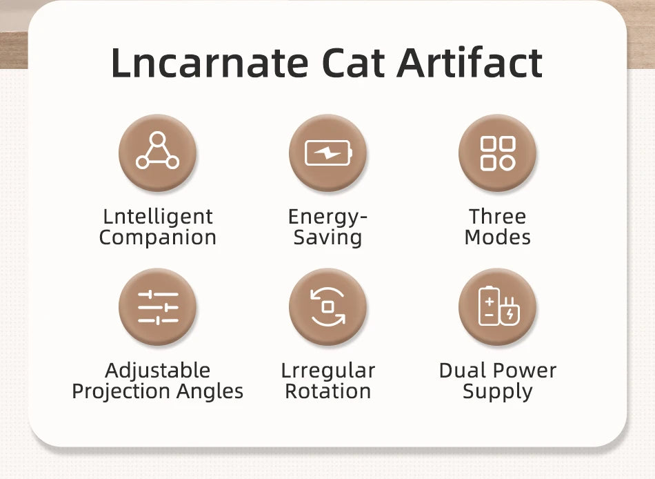 ROJECO Smart LED Laser Cat Toy