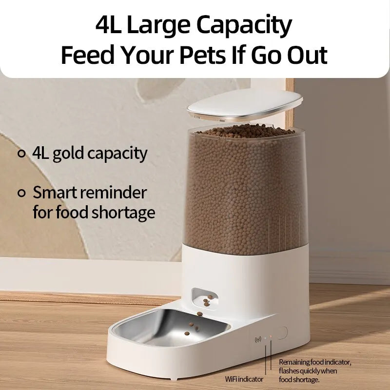 ROJECO Smart Auto Pet Feeder 4L