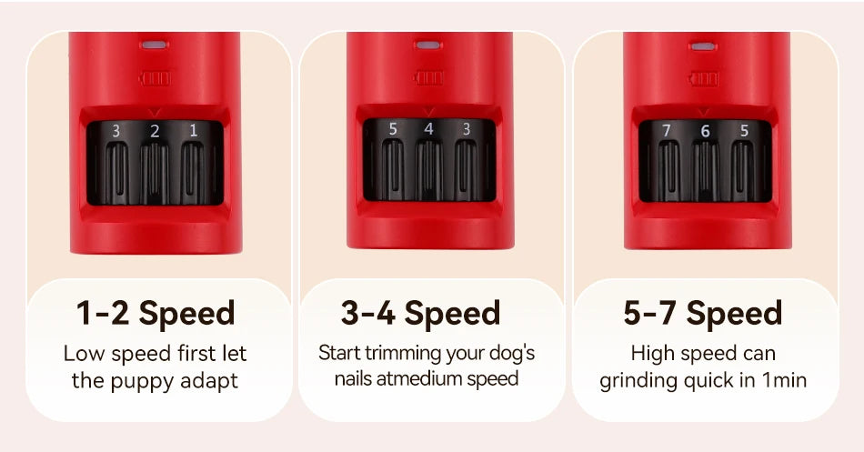 ROJECO 7-Speed Electric Nail Grinder