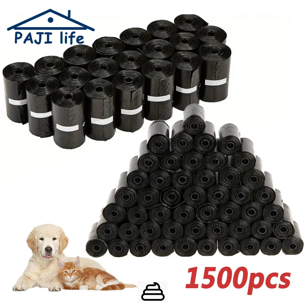 Dog Poop Bags Portable Pet Waste Bags Durable And Leak Proof Dog Garbage Bags With Dispenser Pet Cleaning Supplies For Outdoor