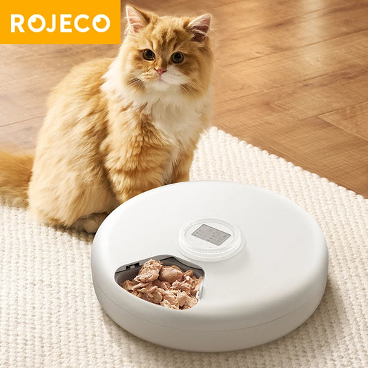 ROJECO Automatic Cat & Dog Feeder
