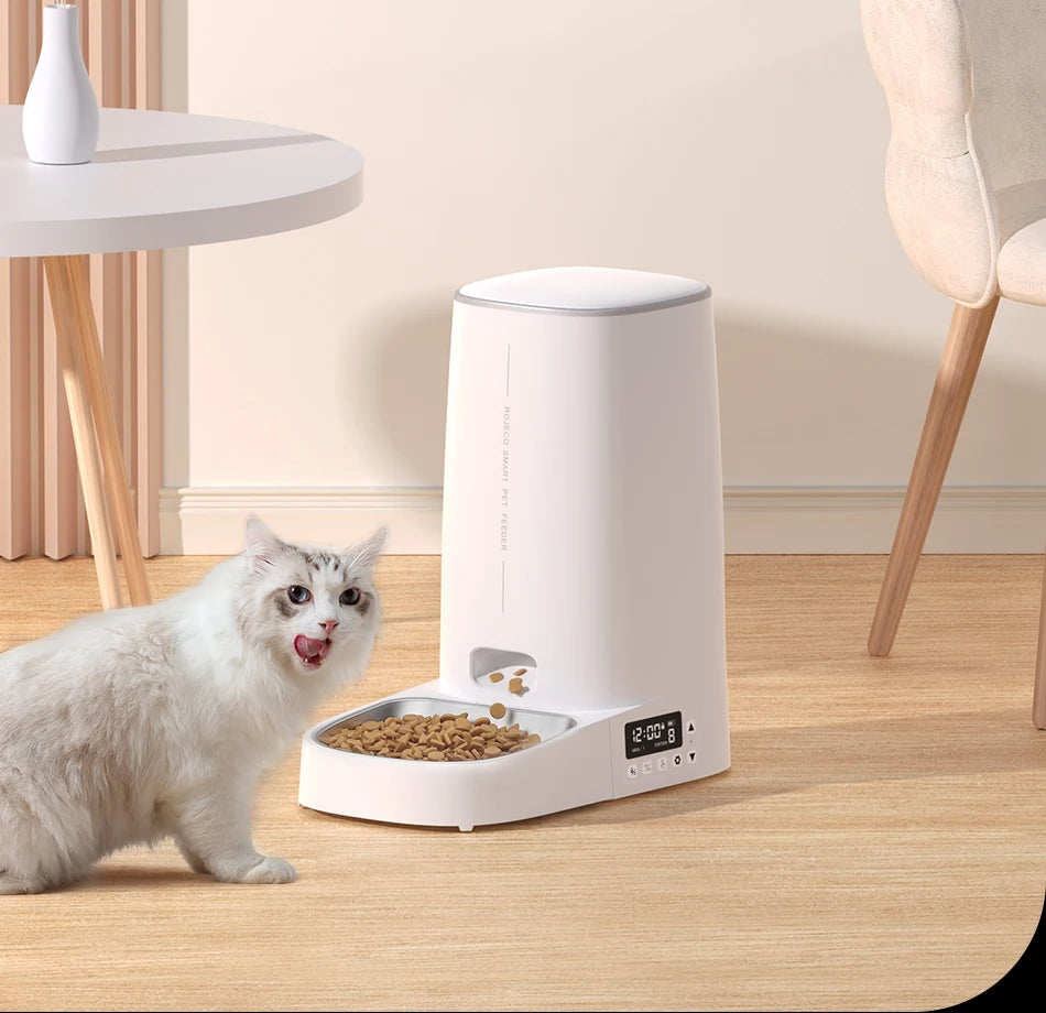 ROJECO Smart Auto Pet Feeder 4L