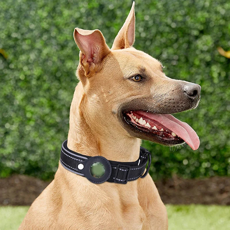 Reflective AirTag Dog Collar