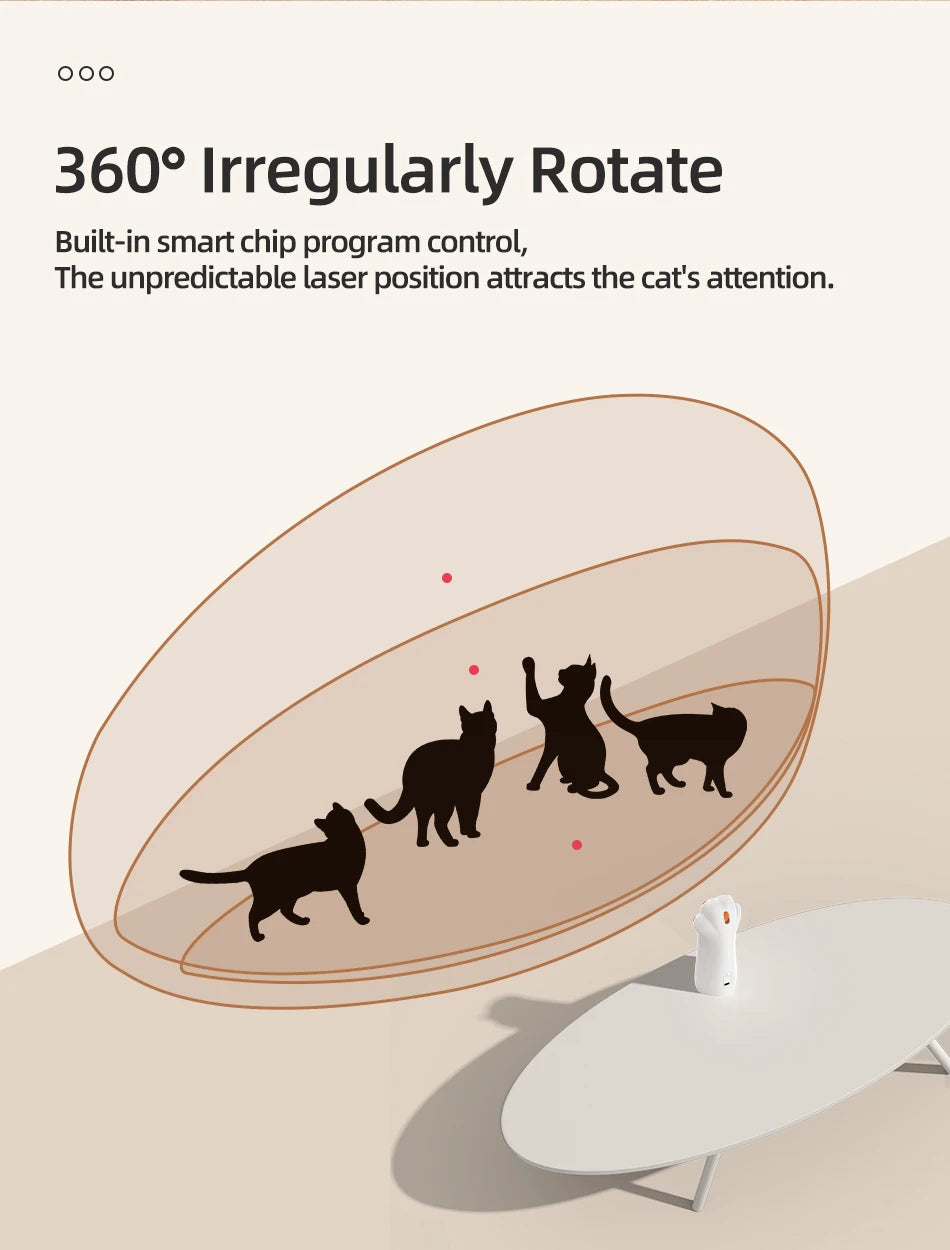 ROJECO Smart LED Laser Cat Toy