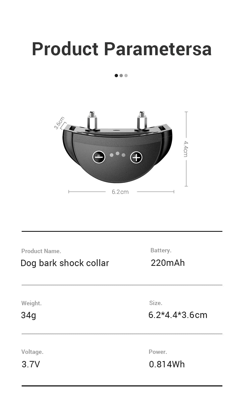 ROJECO Auto Anti-Bark Collar